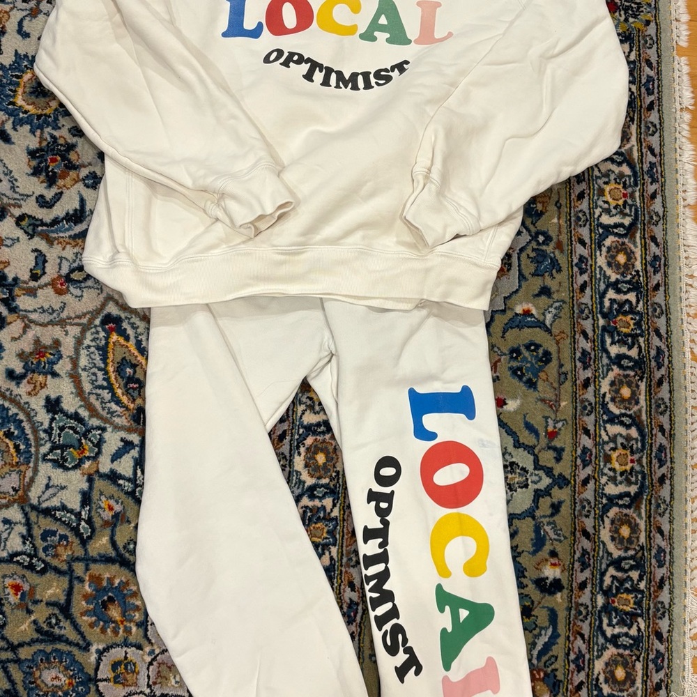 Madhappy Cream 'Local Optimist' Sweater